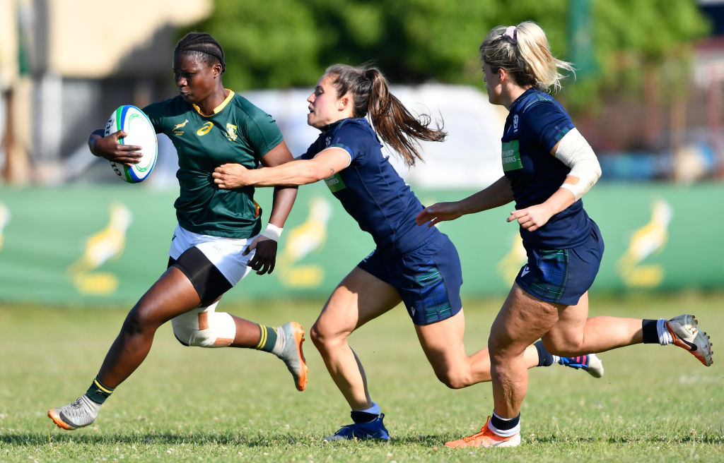 South Africa will participate in the next women’s Rugby World Cup in New Zealand in 2022 as the profile of women's sport continues to rise steeply on the African continent ©Getty Images