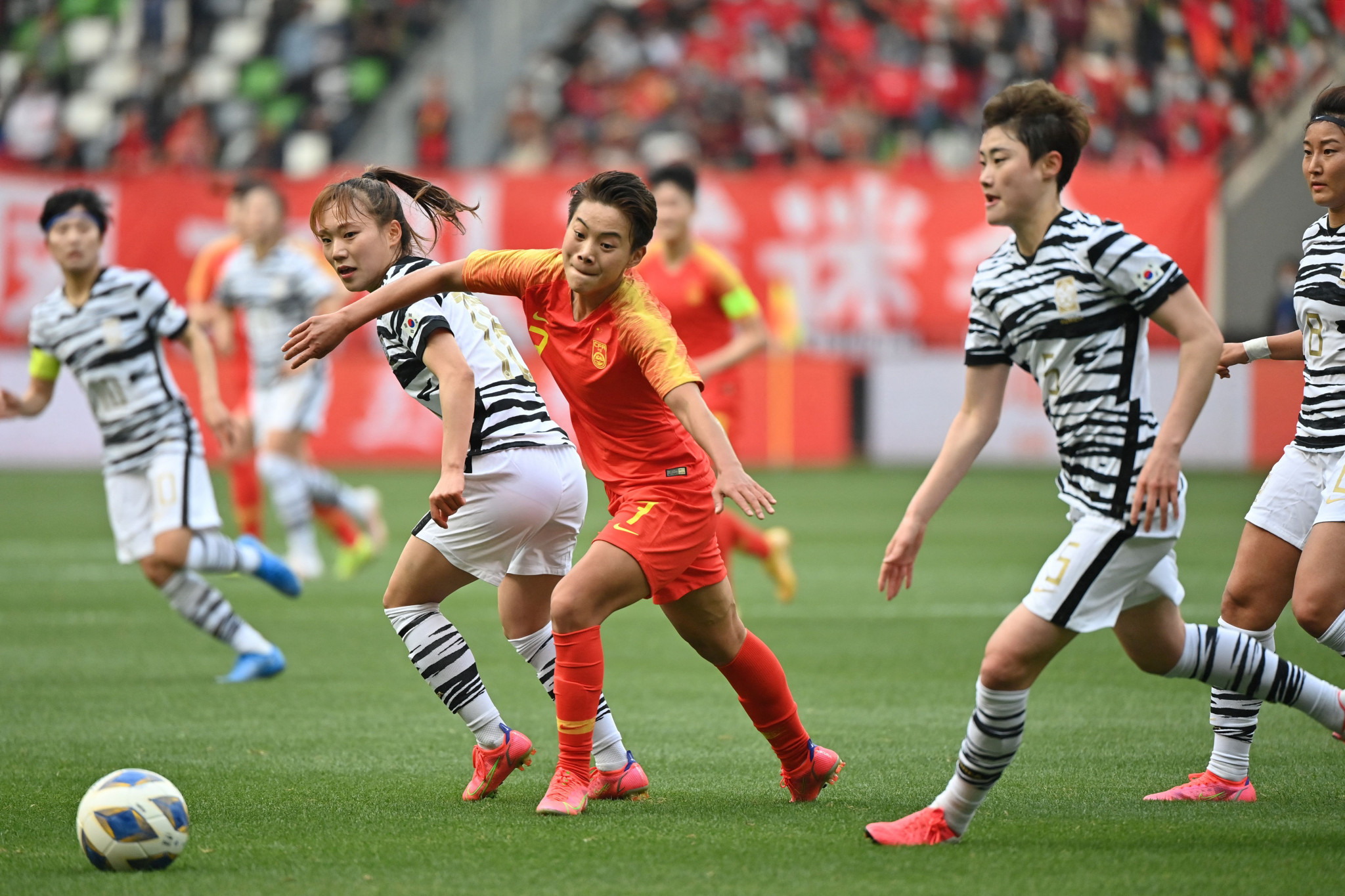A 2-2 draw in Suzhou was enough to see China reach the Tokyo 2020 Olympics women's football tournament ©Getty Images