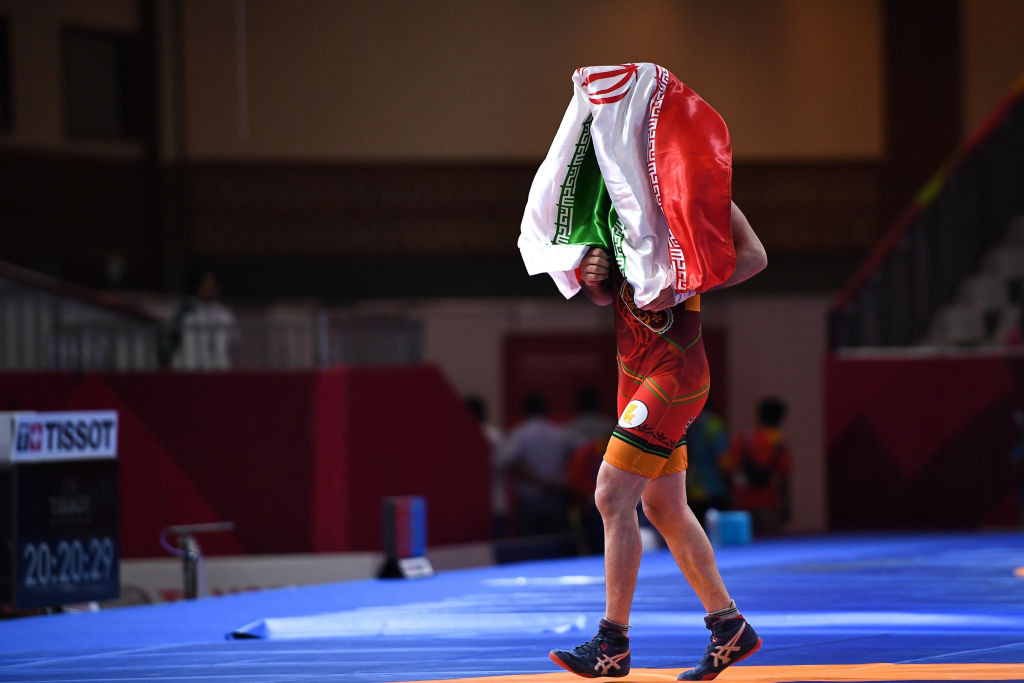 Iran earn three Greco-Roman golds on day one of UWW Asian Championships