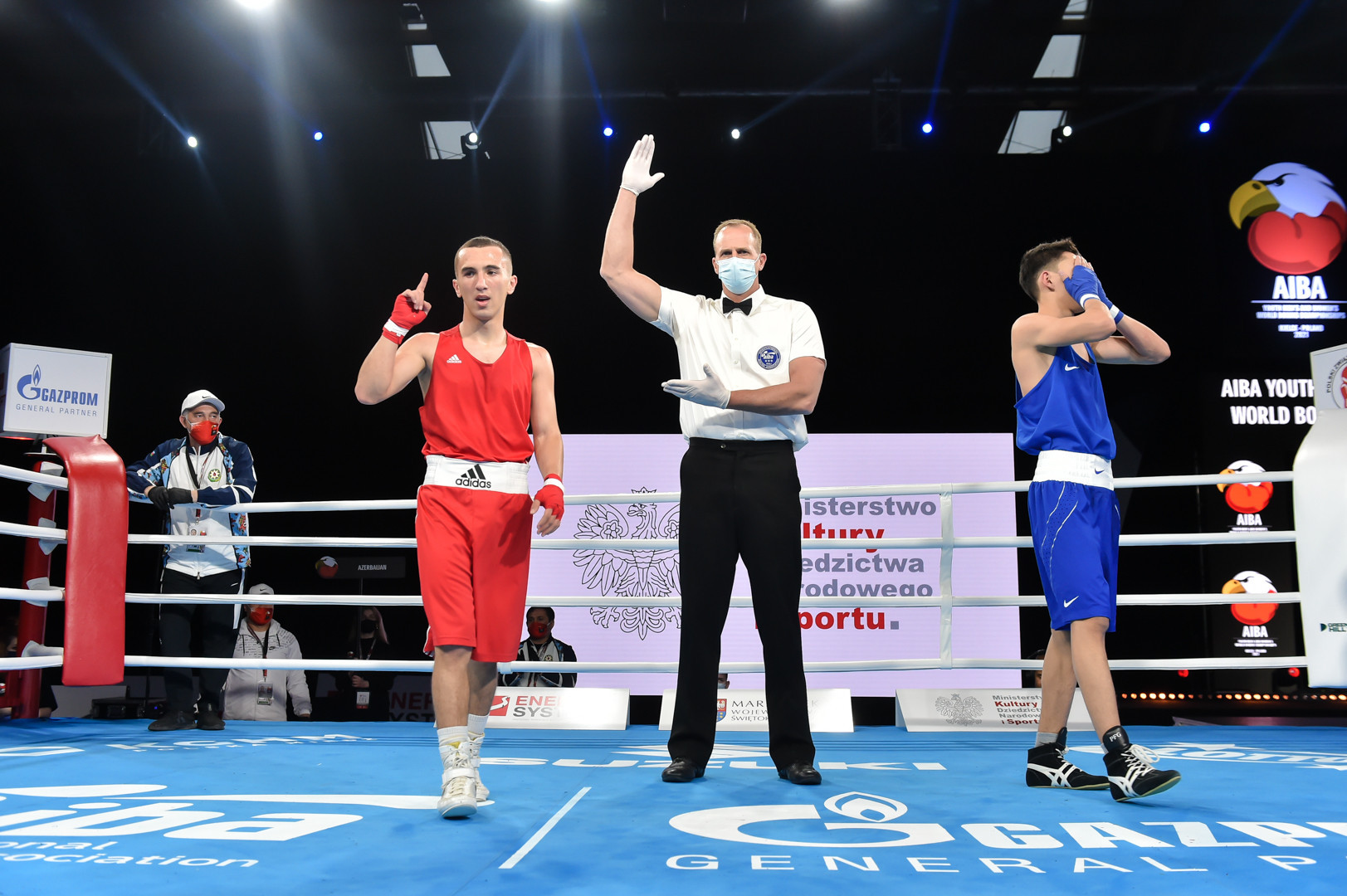 There was early disappointment for some in the early bouts ©AIBA