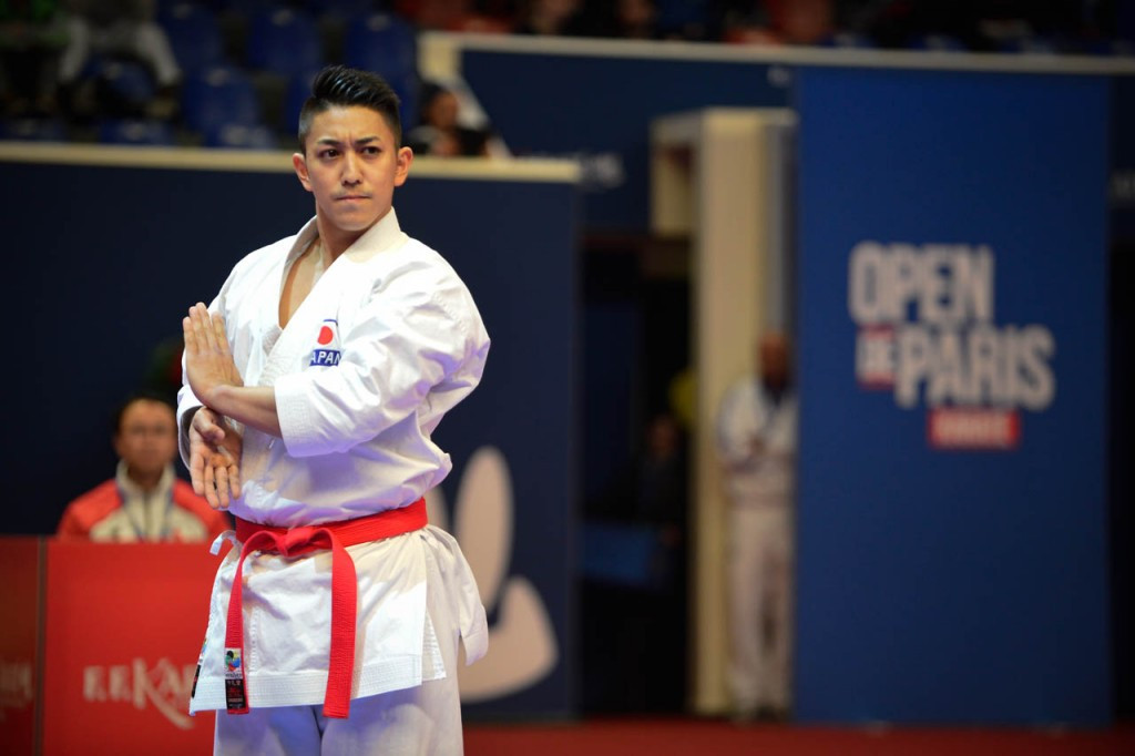 Japan's world champion Ryo Kiyuna endured a tough path to the final of the men's kata event
