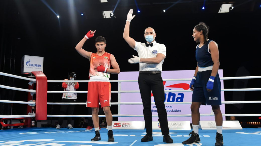 The women's competition on the opening day of the AIBA Youth World Boxing Championships in the Polish city of Kielce produced good results for the home nation and for India ©AIBA