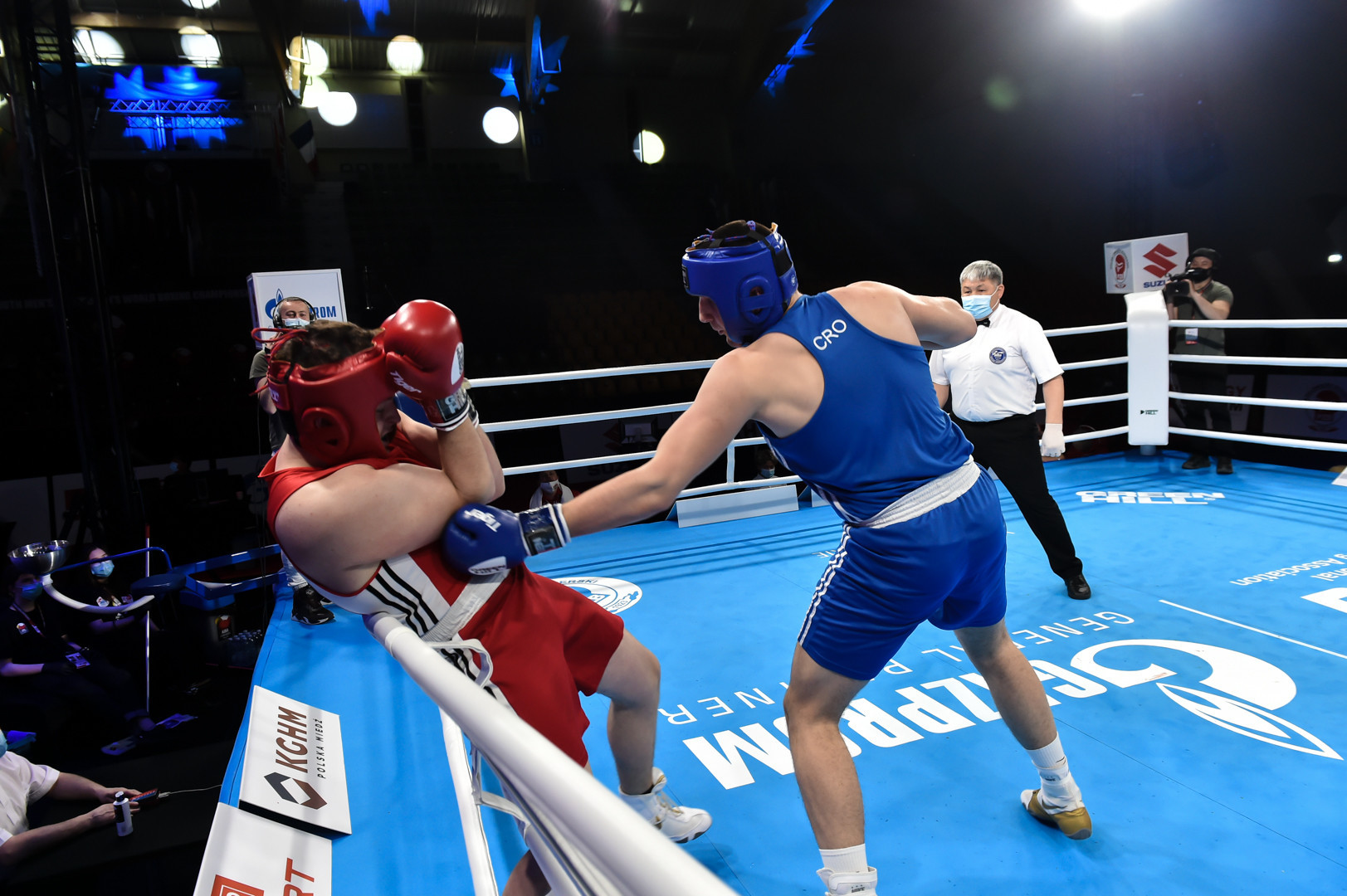 There has been some fierce action in the opeing round of the Championships ©AIBA