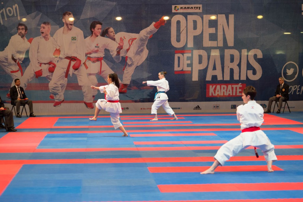 The Paris Open got underway with men's and women's individual and team eliminations ©Xavier Servolle/WKF
