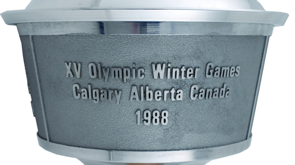 A rare Torch from the 1988 Winter Olympics in Calgary was sold for more than $46,000 ©RR Auctions