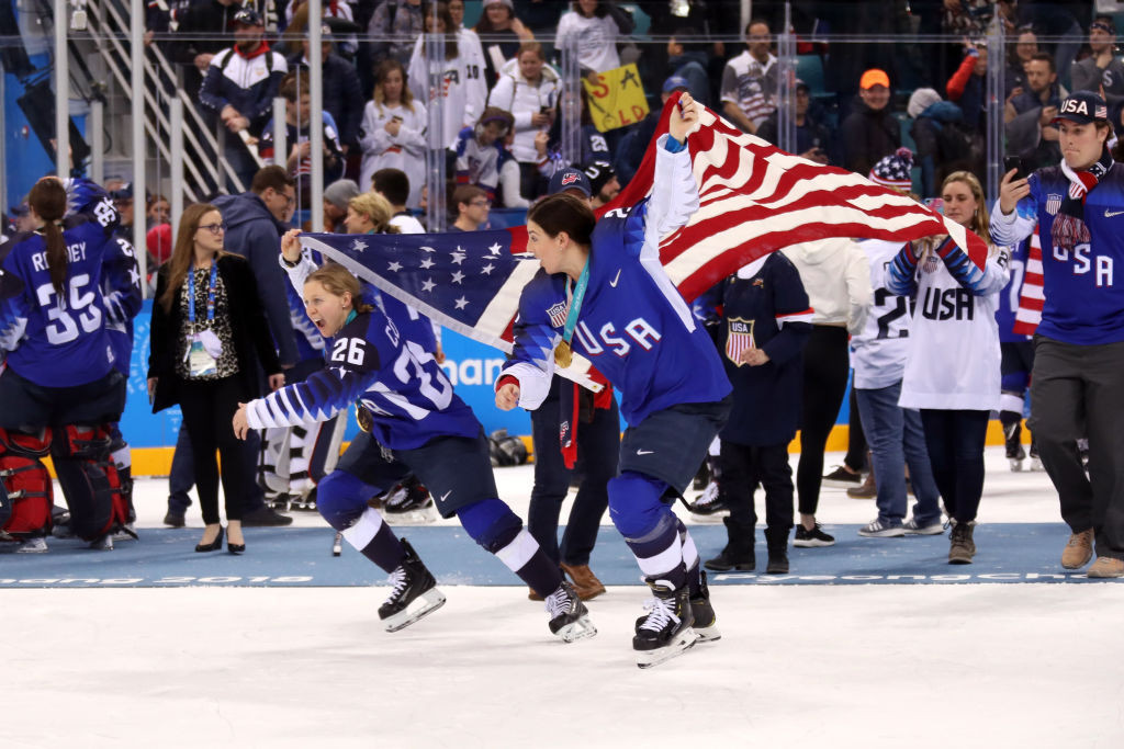 The US women's ice hockey team will defend their world title in Canada next month under new interim head coach Joel Johnson ©Getty Images