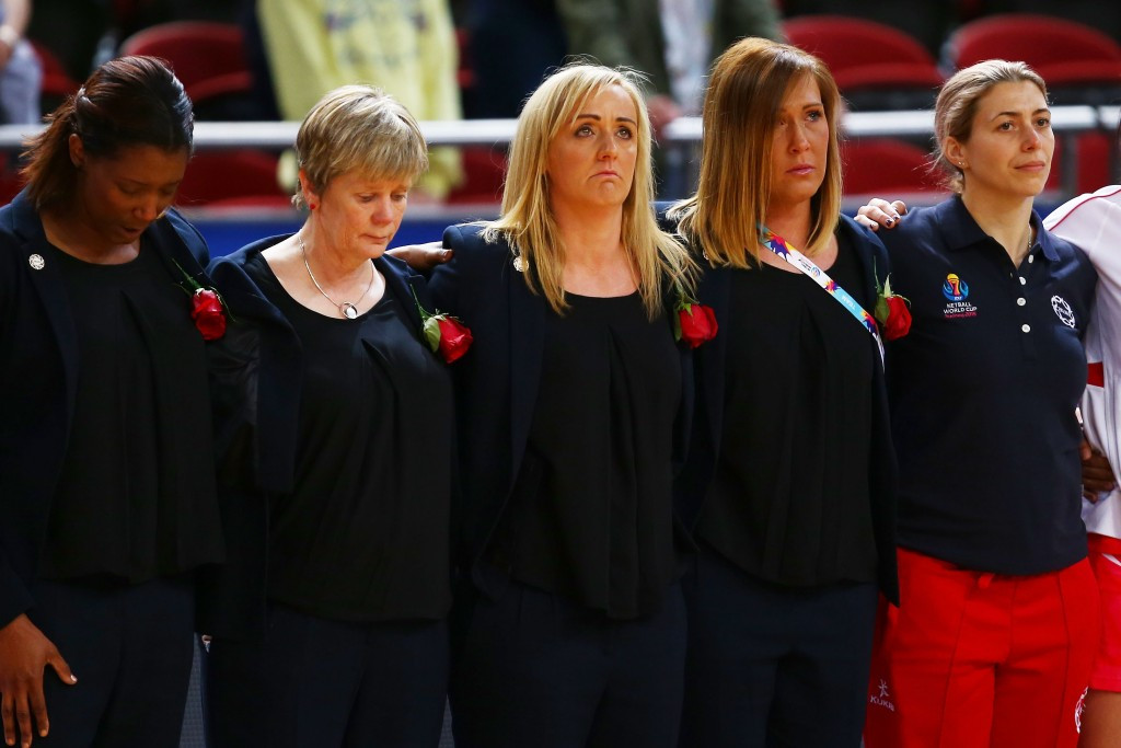A minutes silence was held ahead of England's bronze medal match with Jamaica at the World Cup in memory of Tracey's late father Neville Neville