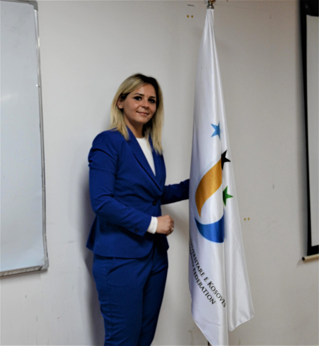 Diellza Kelmendi elected President of University Sports Federation of Kosovo