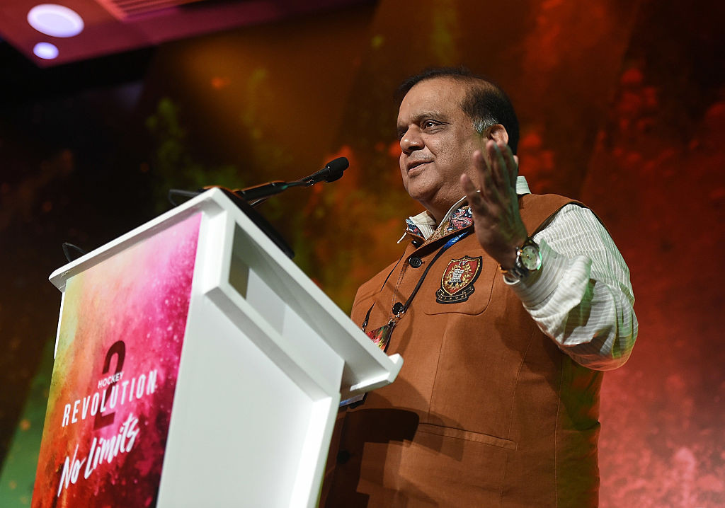 FIH President Narinder Batra will be challenged for his position by Belgium's Marc Coudron in the election ©Getty Images