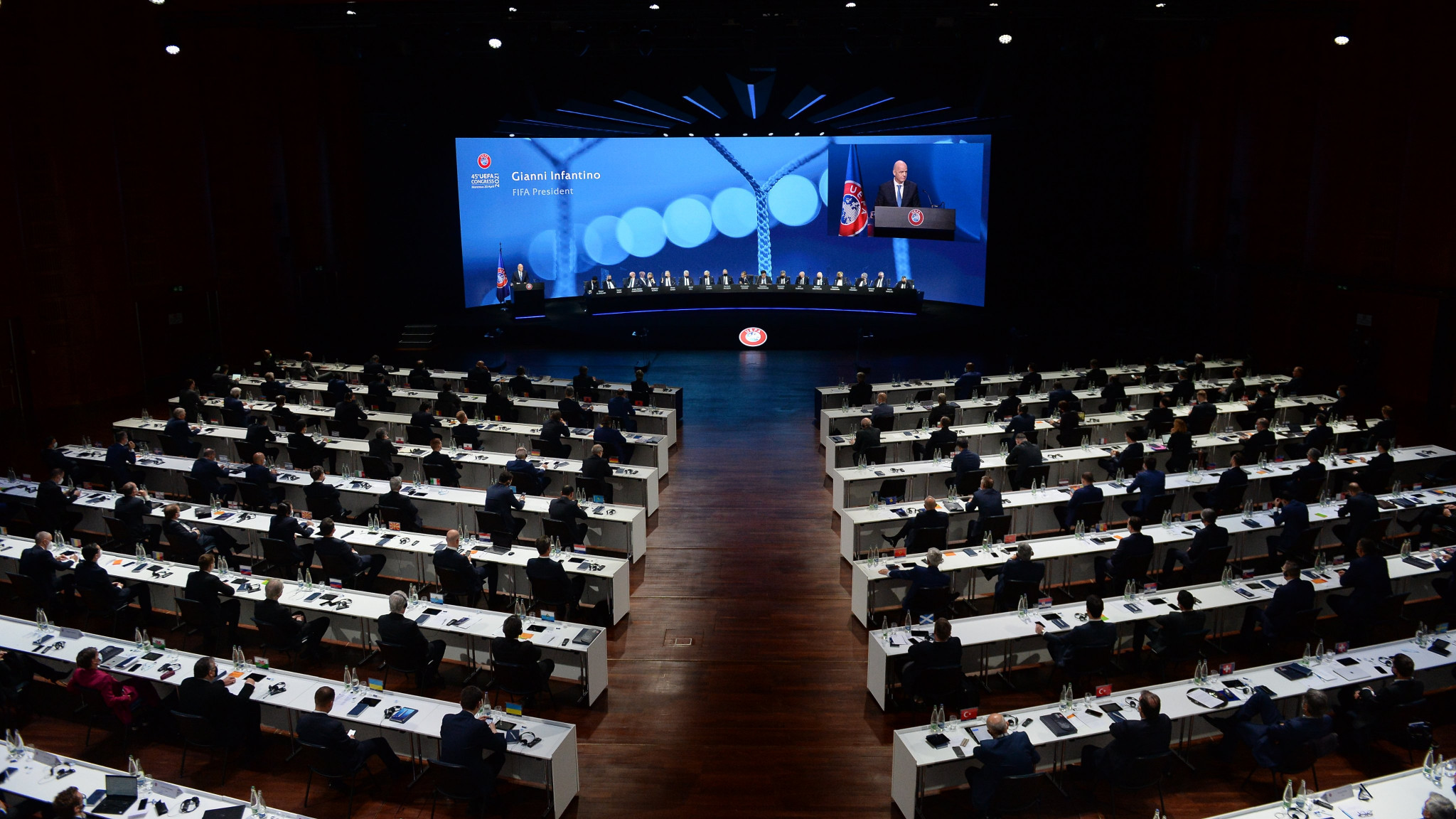 UEFA's Congress took place in Montreux today ©UEFA
