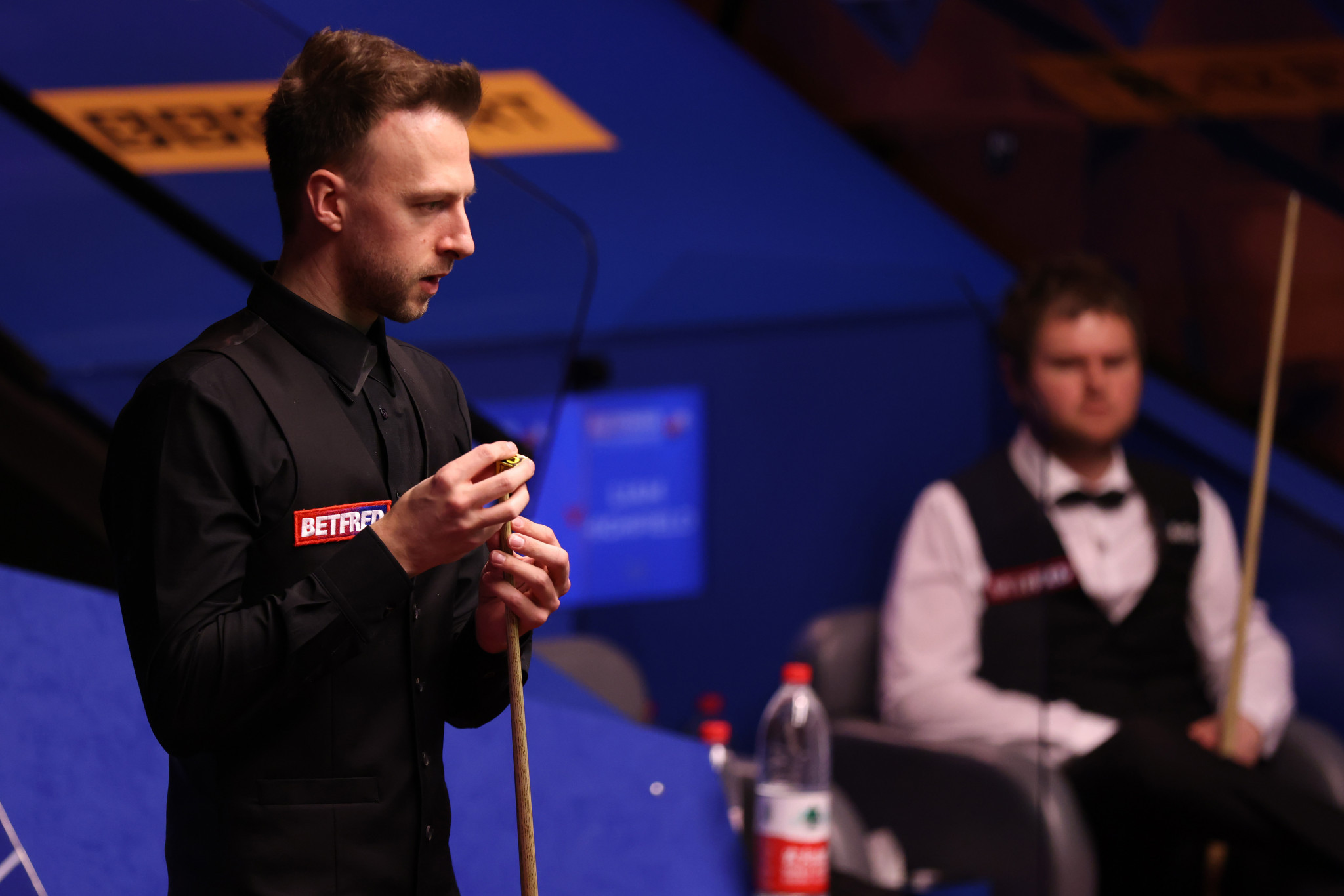 Judd Trump made a string start at the Crucible Theatre in Sheffield ©Getty Images