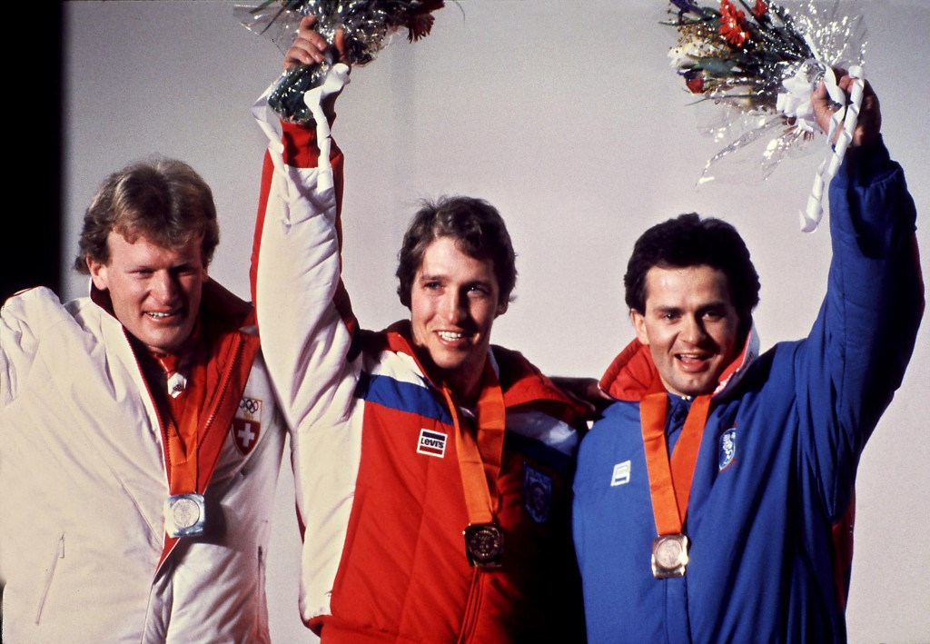 Bill Johnson became America's first-ever Olympic downhill skiing champion at Sarajevo 1984 ©Getty Images