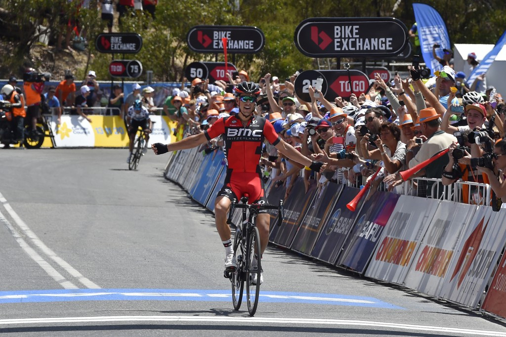 Porte climbs to first win for new team on stage five of Tour Down Under
