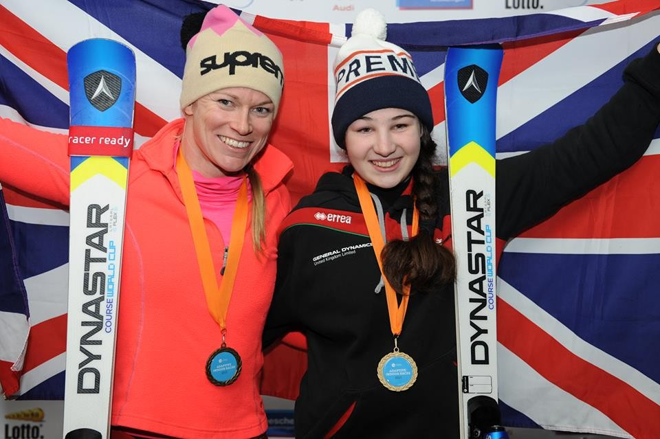 Menna Fitzpatrick took gold in the women's visually impaired race in St Moritz ©Menna Fitzpatrick/Facebook