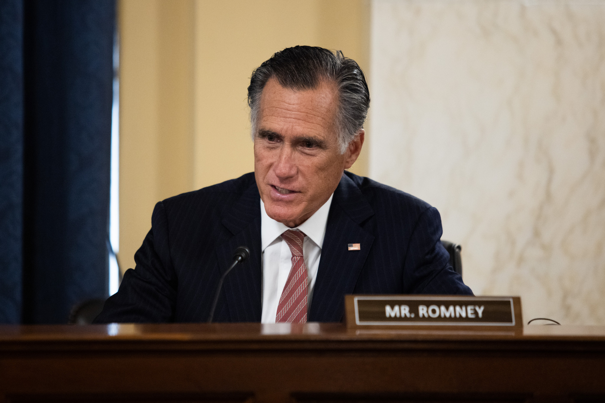 Republican Senator Mitt Romney described China staging the Winter Olympics as "jarring and outrageous" ©Getty Images
