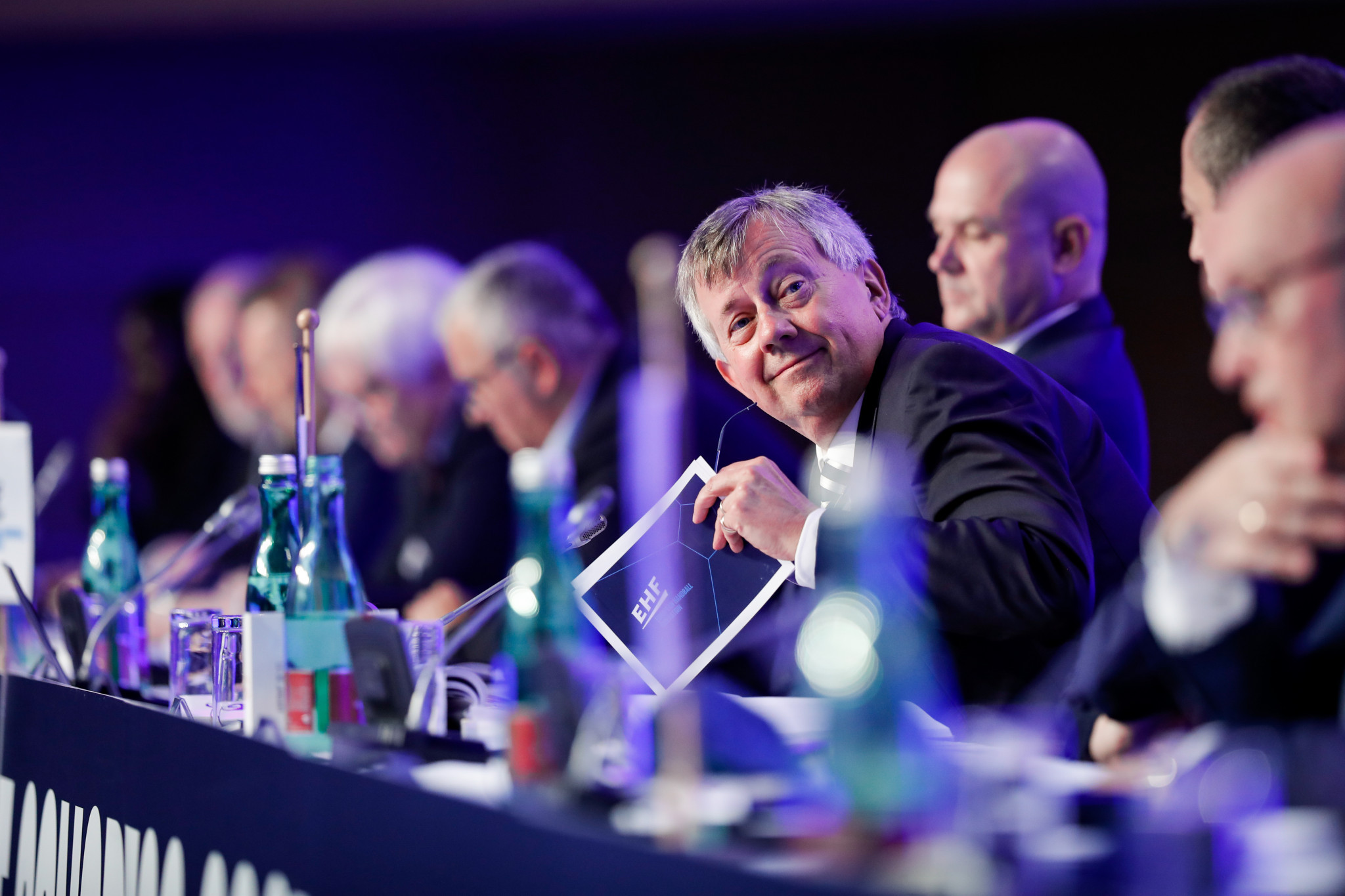 Michael Wiederer became EHF President in 2016 after serving as secretary general since 1992 ©Uros Hocevar / Kolektiffimages
