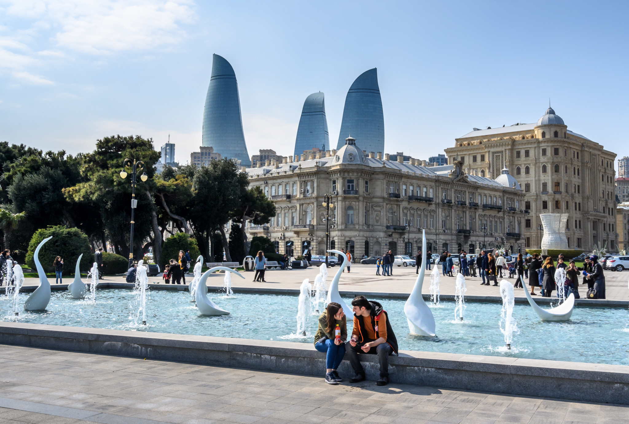Baku is set to host matches in Group A, far away from any other city ©Getty Images