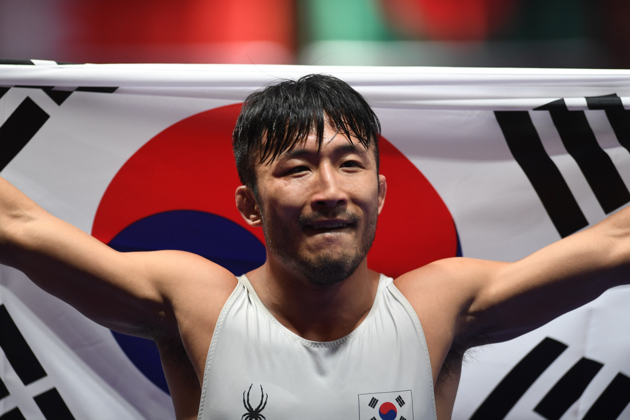 Ryu Han-su won one of two South Korean gold medals at the Asian Wrestling Championships  ©Getty Images