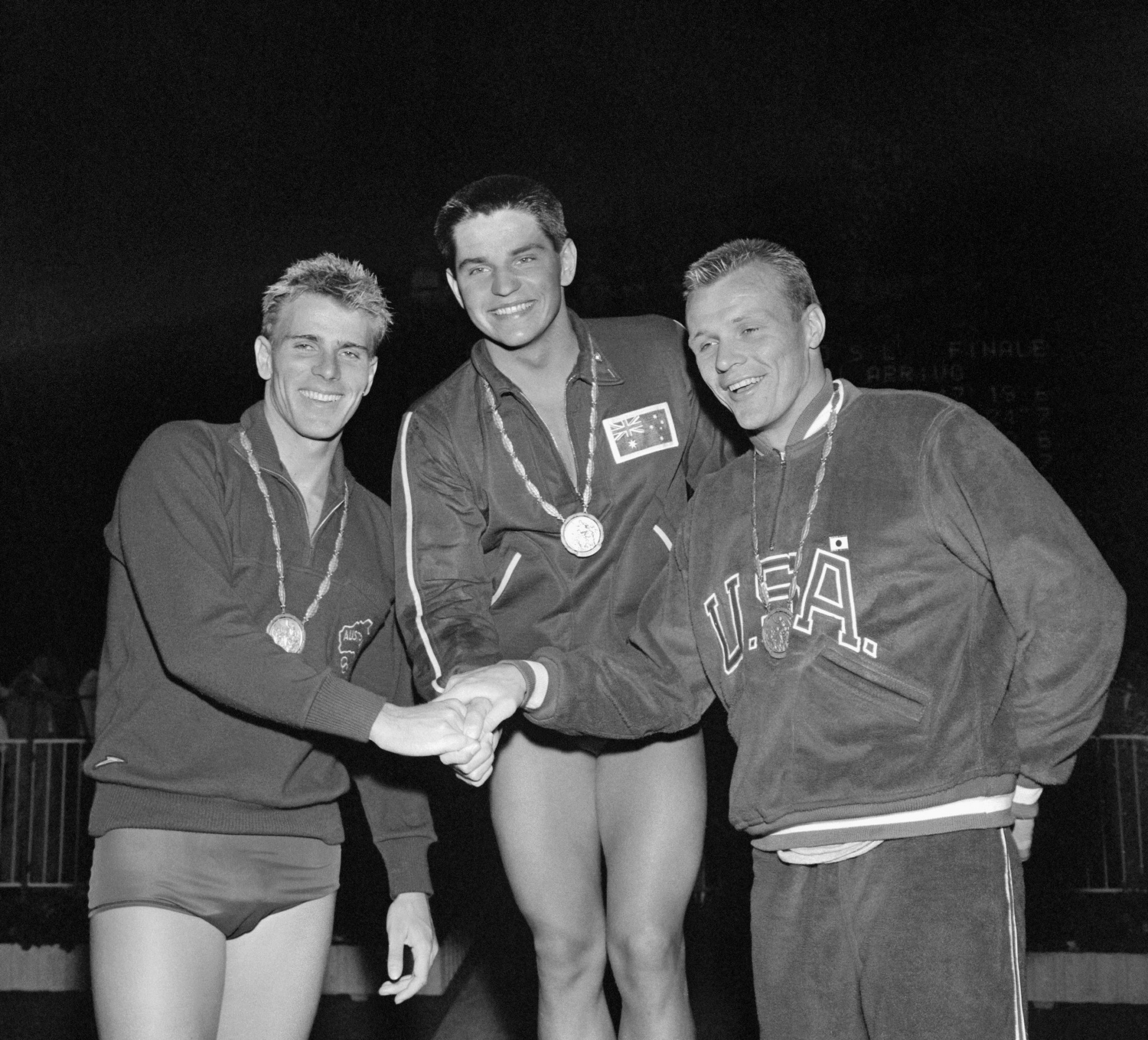 John Konrads won Olympic gold at Rome 1960 ©Getty Images