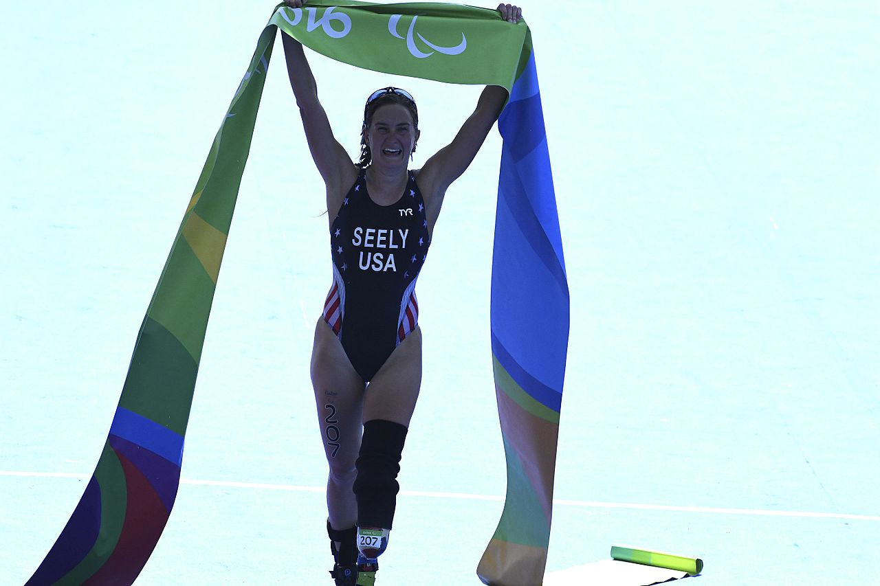 Triathlon made its Paralympic Games debut at RIo 2016, where Allysa Seely won one of two gold medals for the United States ©Getty Images