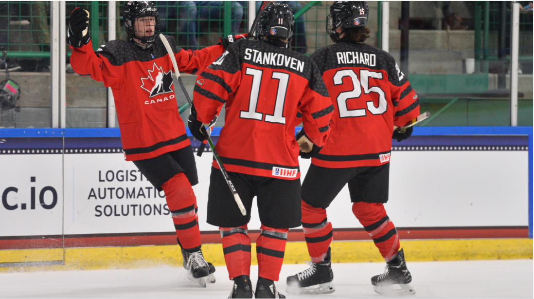 Canada open with 12-1 win over holders Sweden in IIHF under-18 World Championship
