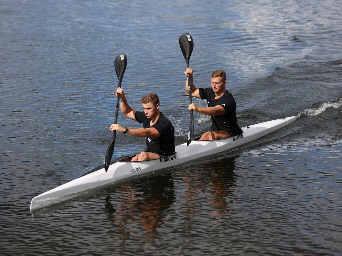 Max Brown and Kurtis Imrie prepare for their second Olympic Games. GETTY IMAGES