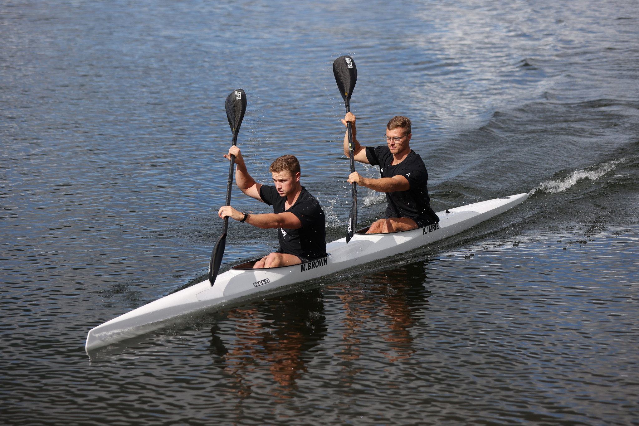 Max Brown and Kurtis Imrie qualified a New Zealand boat for the Olympics at the 2020 Oceania Championships ©Getty Images