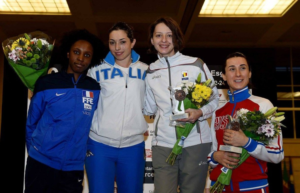 Italy's Navarria comes out on top at women's épée Fencing World Cup in Barcelona