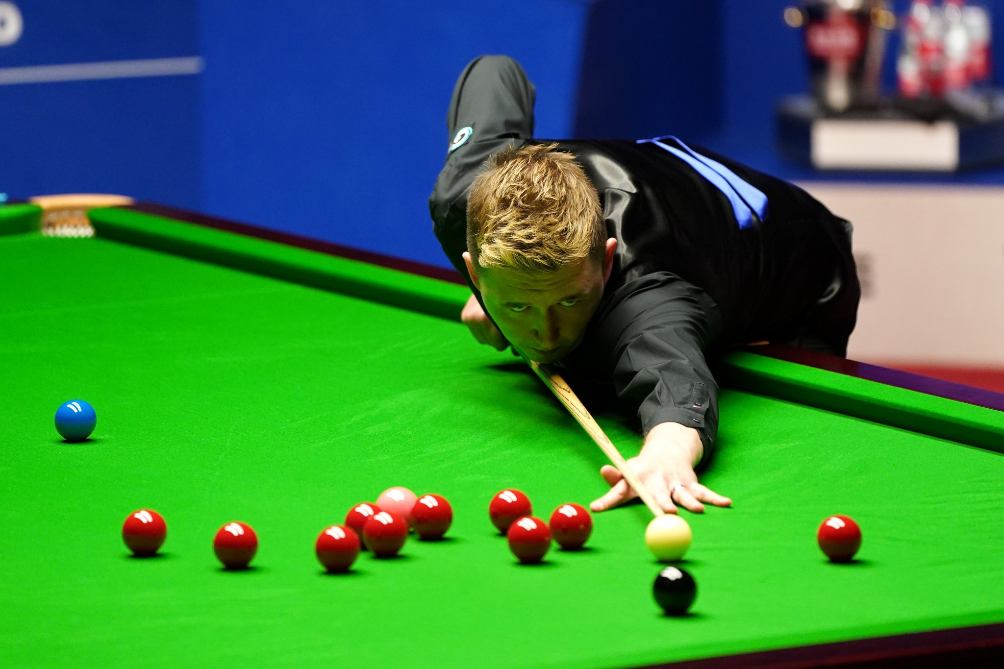 Kyren Wilson opened up a four frame lead following the first session of his World Snooker Championship semi-final against Shaun Murphy ©Getty Images