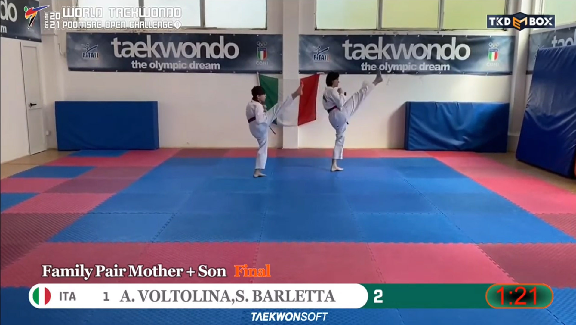 Family events are part of the virtual poomsae competition ©World Taekwondo
