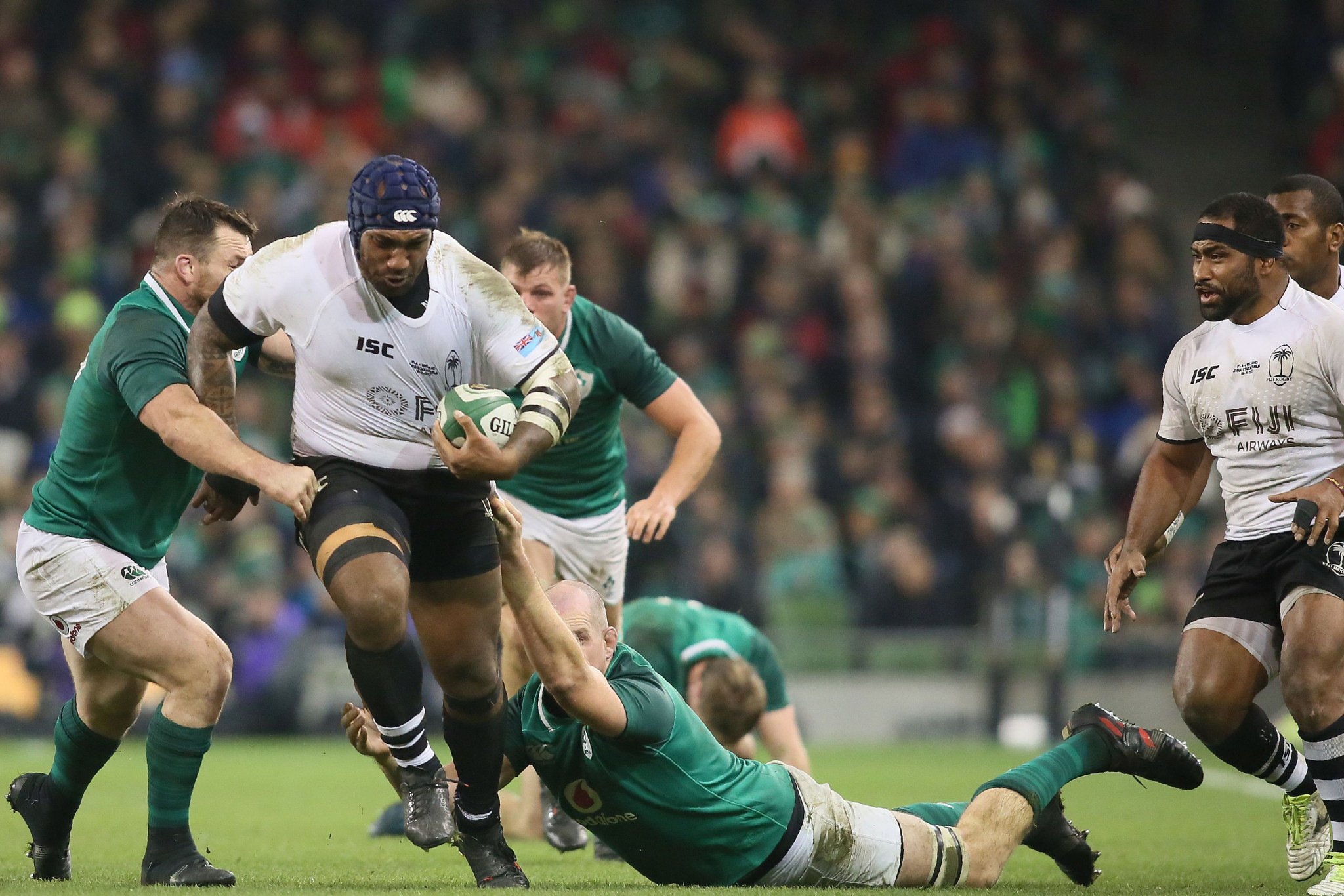 Fiji last faced Ireland in 2017 when they suffered a 23-20 defeat at the Aviva Stadium in Dublin ©Getty Images