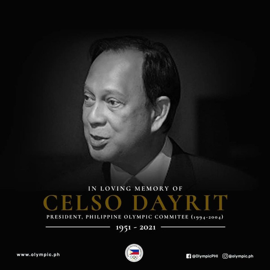 Celso Dayrit has died at the age of 70 ©POC