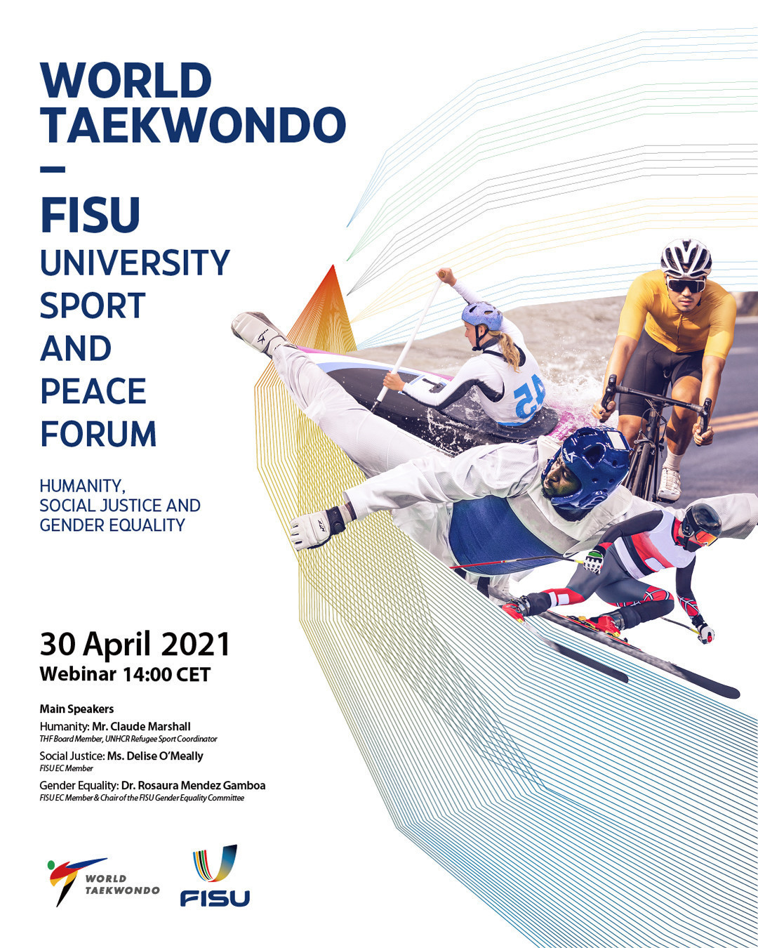 The vital role of sport for refugees was among topics discussed at the first World Taekwondo-FISU University Sport and Peace Forum ©Twitter/World Taekwondo