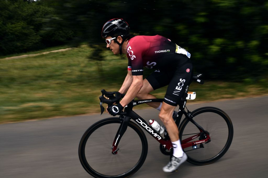 Britain's Geraint Thomas, riding for Ineos Grenadiers, won the Tour de Romandie today ©Getty Images