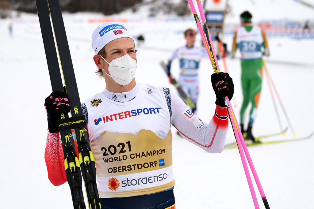Triple Olympic gold medallist Johannes Høsflot Klæbo is the leading light in the men's elite sprint team for Norway ahead of the 2021-2022 season ©Getty Images