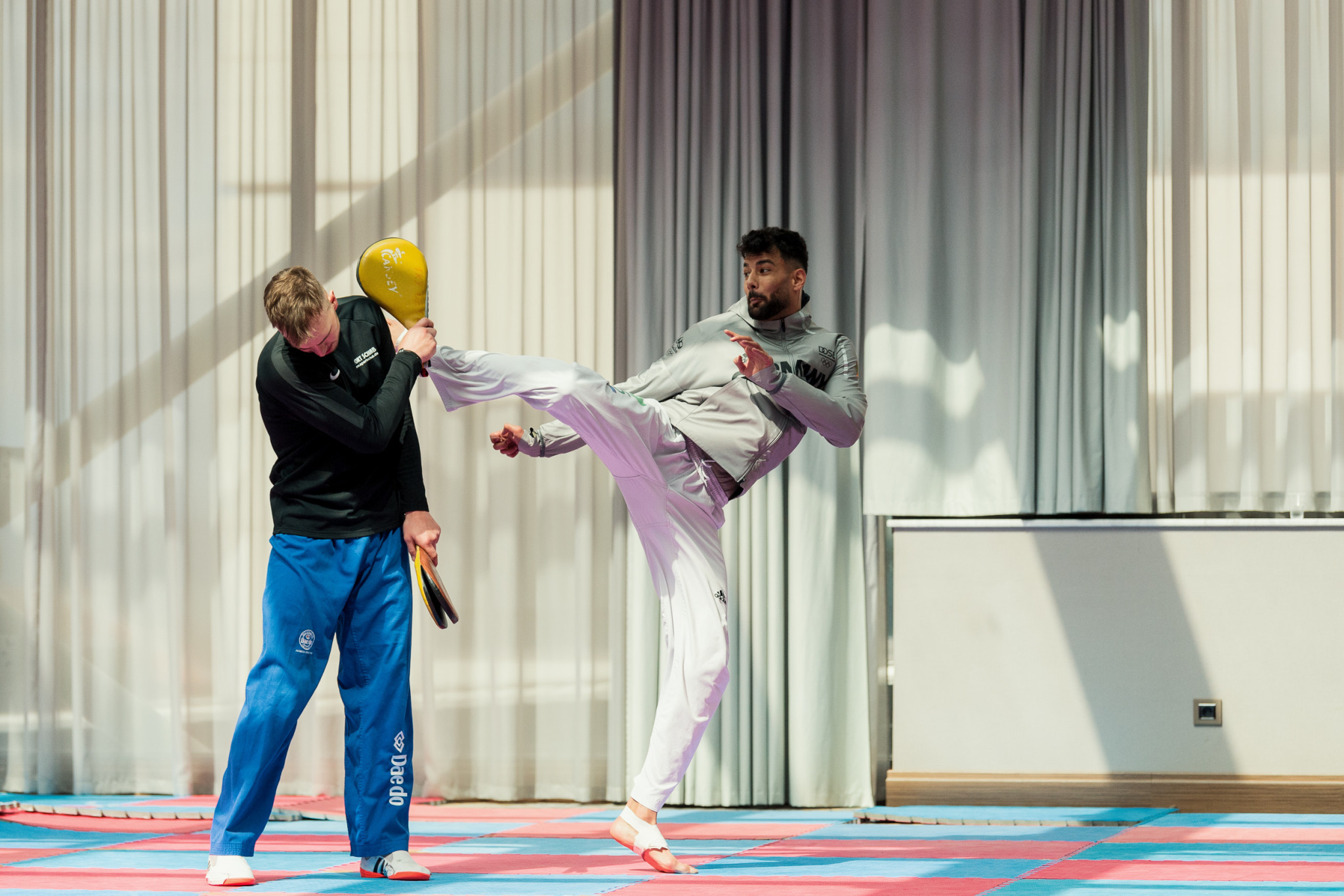 Training is underway at the Grand Hotel Millennium Sofia ahead of the European Qualification Tournament for Tokyo 2020 being organised by Taekwondo Europe ©Taekwondo Europe