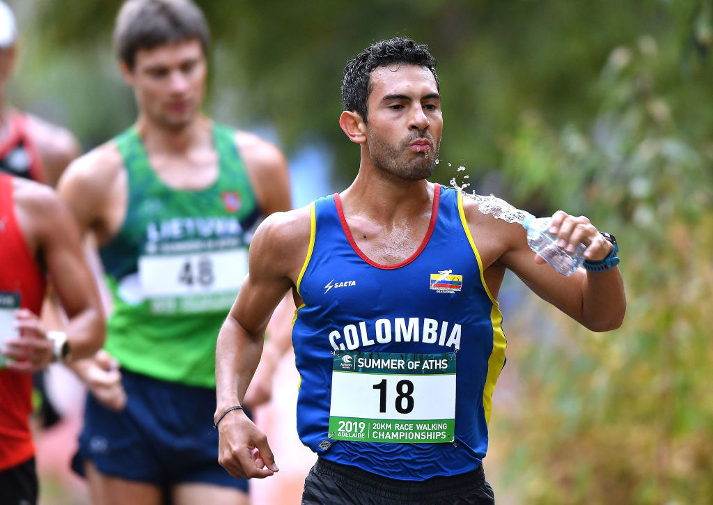 Colombia’s 2017 world champion Eider Arévalo is in the field for the men's 20km event at the Pan American Race Walking Cup in Ecuador ©Getty Images