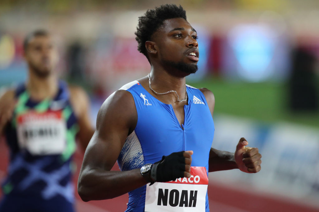 World 200 metres champion Noah Lyles will make his season's debut at that distance in tomorrow's World Athletics Continental Tour meeting in Walnut, Califormia ©Getty Images
