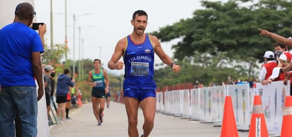 Colombia’s 2017 world champion Eider Arévalo won a highly competitive men's 20km event at the Pan American Race Walking Cup at Guayaquil in Ecuador ©Getty Images