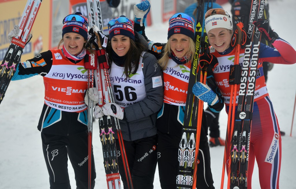 Two wins for Norway on relay day at FIS Cross-Country World Cup