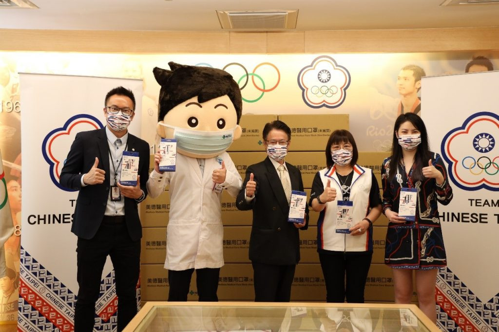 Chinese Taipei Olympic Committee given 200,000 facemasks for athletes and staff