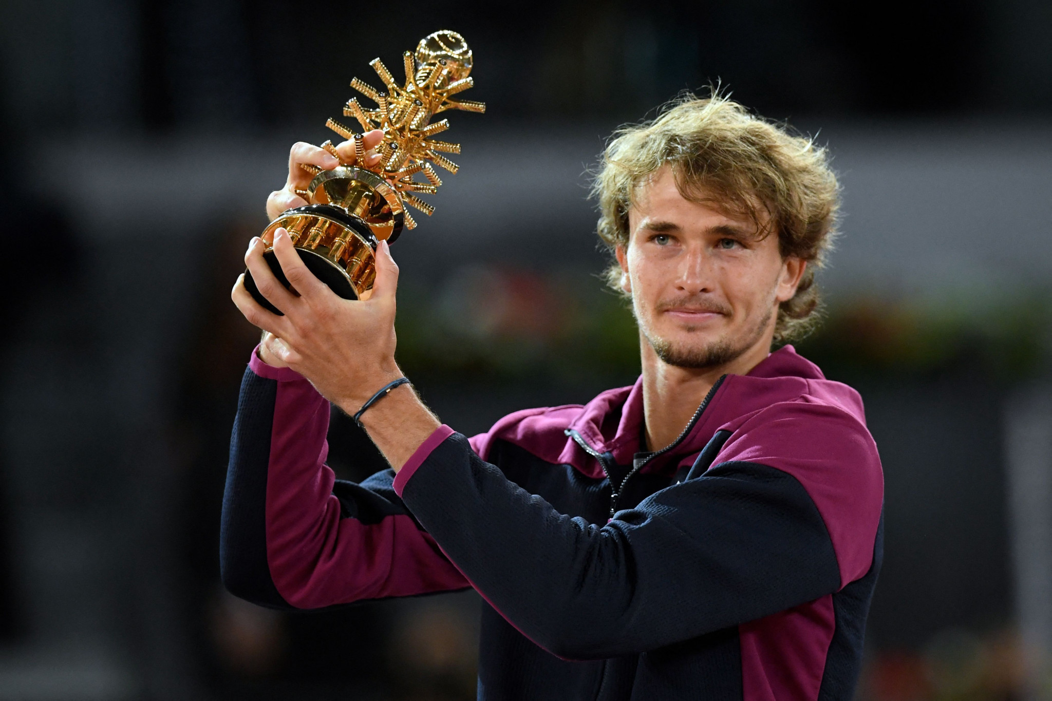 Alexander Zverev beat three top-10 players to win the Madrid Open ©Getty Images
