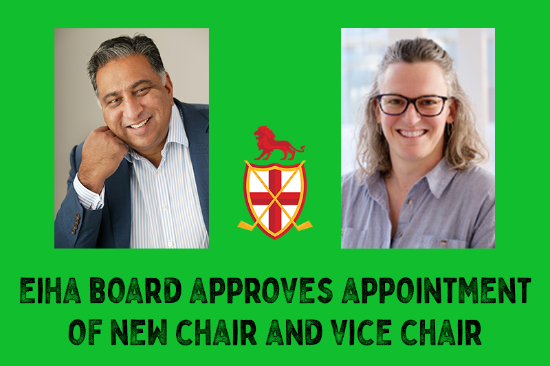 Mohammed Ashraff and Rachel Washington have been appointed as EIHA chair and vice-chair ©EIHA