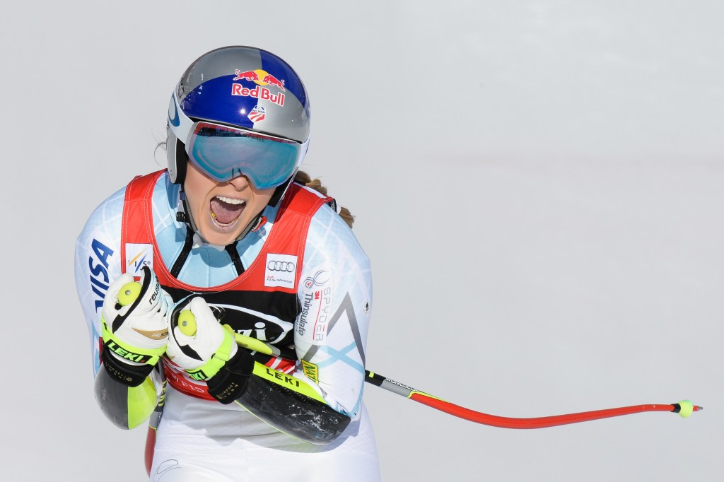 Record breaking Vonn makes it two wins out of two at Cortina d'Ampezzo