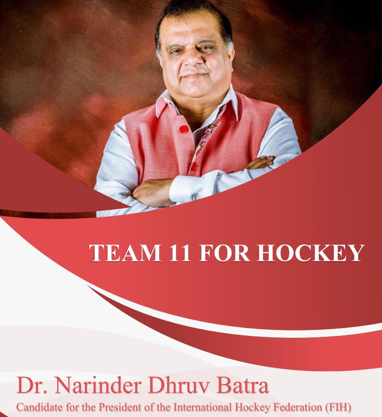 Batra unveils manifesto in bid for re-election as FIH President