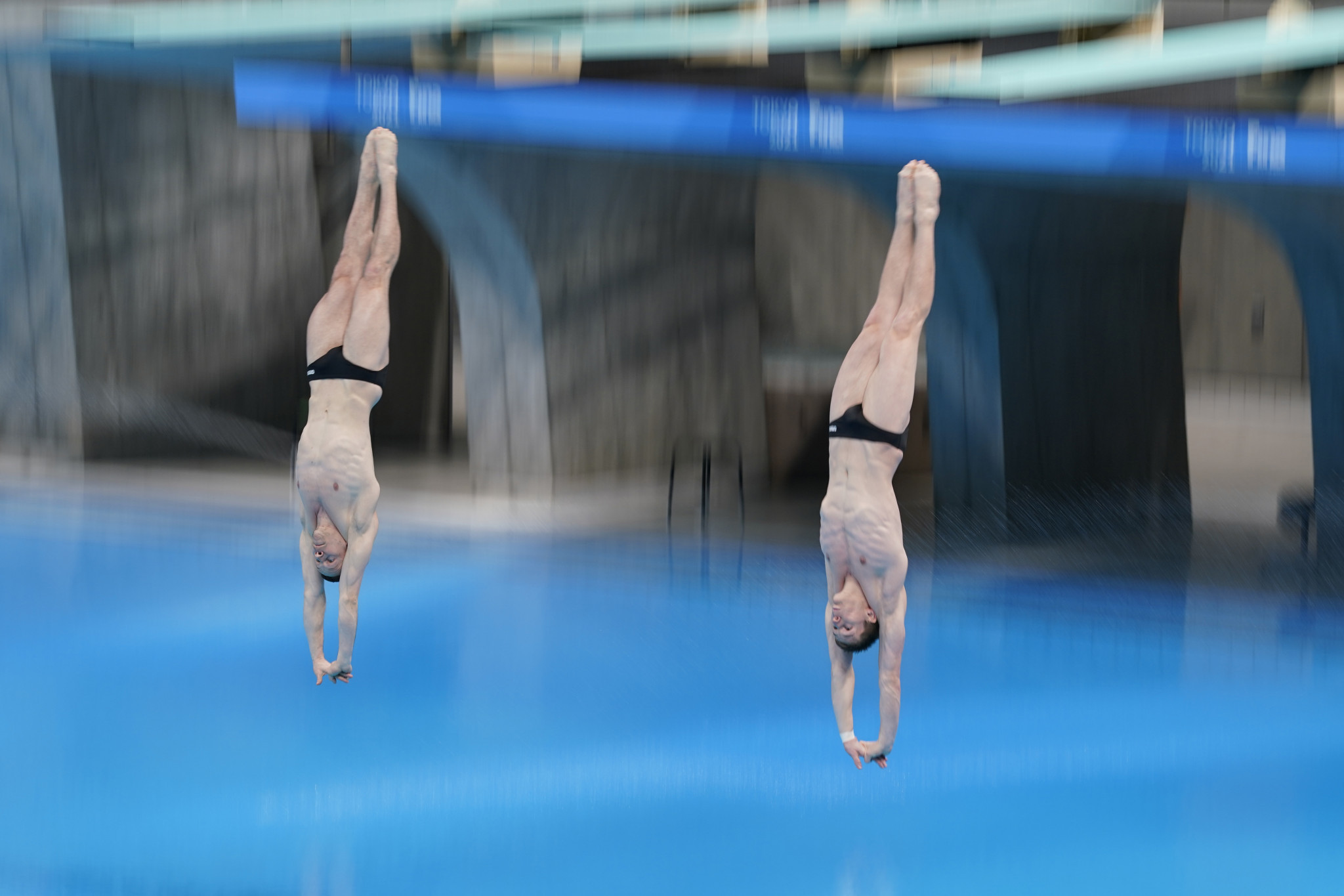 Patrick Hausding and Lars Rudiger claimed gold in the men's synchronised three metres final in Budapest ©Getty Images