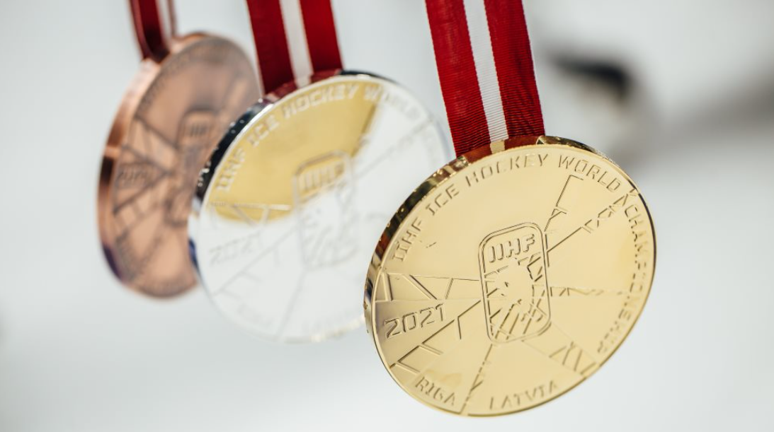 The medals will be minted in Norway by the same process used to create the Nobel Peace Prize medal ©IIHF