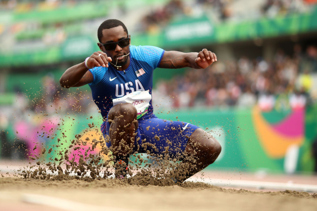 The 30-year-old American won the triple jump at Lima 2019 ©Getty Images