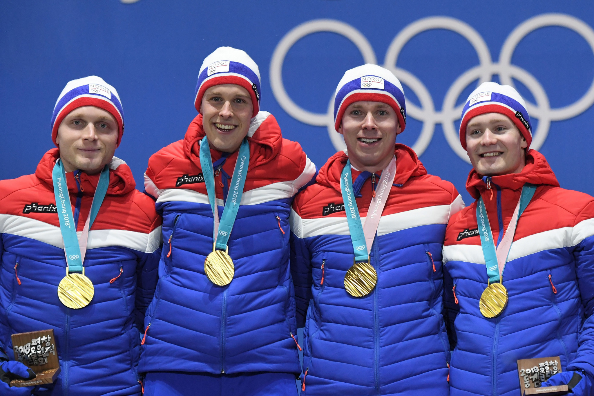 Sverre Lunde Pedersen was part of Norway’s victorious team pursuit squad at Pyeongchang 2018 ©Getty Images