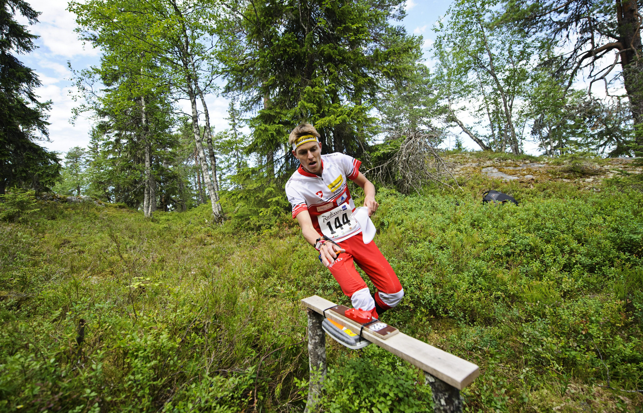 Matthias Kyburz won the men's sprint European orienteering title on home soil ©Getty Images